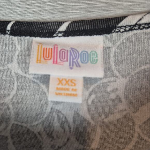 LuLaRoe Irma Tunic Shirt Womens XXS 0 Loose High Low Hem Mid Length Sleeve New - Picture 12 of 16